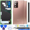 iStable Akkudeckel Set für Samsung Galaxy Note 20 Ultra N986F Rückseite Glas mit Kamera Linse Deckel Backcover -Original Bronze