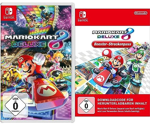 Mario Kart 8 Deluxe - [Nintendo Switch] + Booster-Streckenpass - [Download Code]