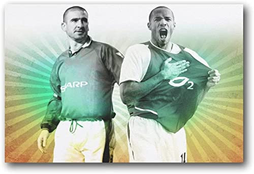 Puzzle für 1000 Teile Eric Cantona Ehemaliger Profifußballer Holz Puzzlespiel Erwachsenen und Kinder puzzle Poster 1000 Piece 29.5x19.6inch(75x50cm) Kein Rahmen