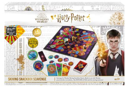 Cartamundi Harry Potter Skiving Snackbox Scavenge Board Game Age 8+, Calling All Harry Potter Super-Fans! For 2 to 4 Players, Great Gift For Kids Aged 8+