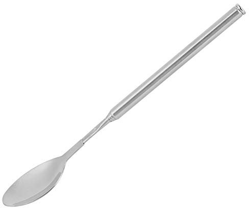 Extendable Spoon, Stainless Steel Telescopic Spoon, Metal Stirring Spoon for Home, Kitchen, Restaurant, Dishwasher Safe, 62cm/24.4in Long