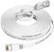 Cat6 Cable Ethernet 10 Metros, Plano Cable de Red 10m, Gigabit RJ45 Alta Velocidad Cable LAN 10 Metros, Núcleo de cobre puro Cable Internet, 250Mhz Banda Ancha Cable Patch para Router Módem Switch