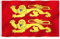 Hollylife Drapeau de la Basse-Normandie 150 x 90 cm Drapeau Bas-Normand avec 2 œillets Métalliques Grand Drapeau France Flag Fanion Tissue Parfait Pour Festivals Manif Decoration Extérieur Jardin