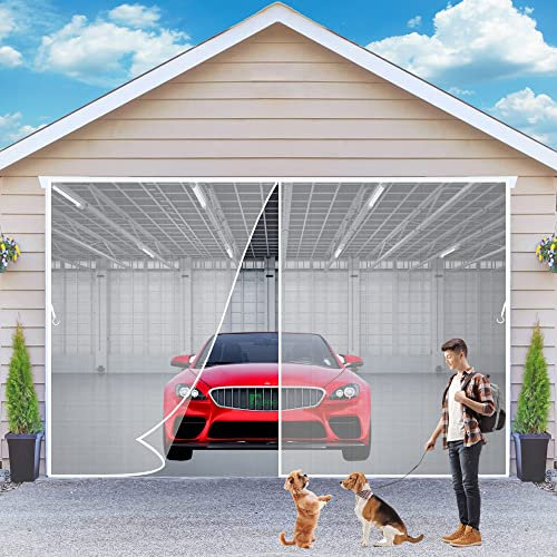 Porte Moustiquaire Magnétique Rideau 250x215 cm Moustiquaire Porte Magnétique Aimant Moustiquaire Arrêt Automatique, pour Cuisine/Chambre/Salon, 2023-Version Blanc