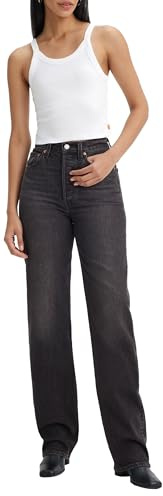 Levi's Femme Ribcage Full Length, Static Noise Overload, 26W / 34L