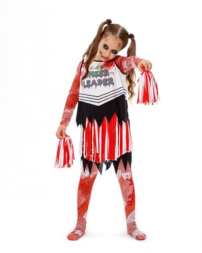 RMMD Zombie Cheerleader Costume Kids M