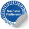 Prüfplakette verschiedenen Prüfungen UVV, DGUV, VDE, Vinylfolie, Elektro Prüfaufkleber, Prüfetikett, 7 Farben - 4 Größen
