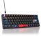 iTastatur 60 Percent Gaming Keyboard Mechanical with Linear Red Switch, 65% Wired Ultra-Compact Mini Keyboard Rainbow with PBT Keycaps for Ps4/Ps5/Xbox(68 Blue)