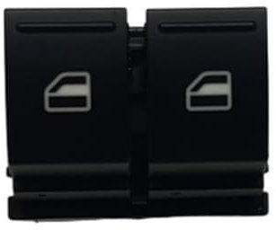 Fensterheber Schalter Doppelschalter Schwarz passend für VW Golf 5 6 Passat 3C CC Tiguan Touran Caddy
