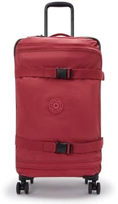 Kipling Spontaneous M, Medium Wheeled Luggage, 24 x 69 x 52 cm, Funky Red (RED)