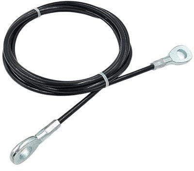 Ronyme Pulley System Cable Fitness Pulley Cable 5mm Premium Attachment Exercise Machine Cable Workout Steel Wire Rope Home Gym Cable, 3.5m