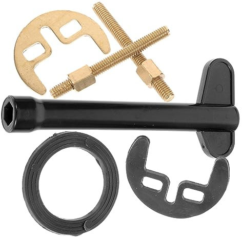 Hemobllo Wasserhahn Befestigungsset Edelstahl Hufeisenform Entfernungsschlüssel Armaturen Montagesatz Für Warm Und Kaltwasserhähne Küchen Und Badezimmerarmaturen