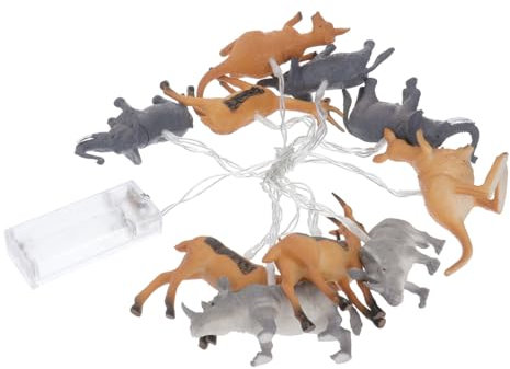 Beatifufu Lichterkette in Tierform Led-dekoration Warmweiß Lichter Für Wohnzimmer Schlafzimmer Party Festival Innenhof Camping Flexible Aufhängung Schönes Leuchten