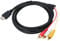 HDMI to 3 RCA Cable, HDMI Male to RCA AV Video Audio Cable 1080P High Definition Transmission M/M for DVD player, VCR, TV, HDTV, Most LCD Projectors (No Signal Conversion Function)