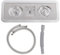 Glass Rinser Cup Washer, 304 Stainless Steel Drain Drip Tray Hose Washing Equipment Coffee Shop Bar Glass Sink Rinser, Pitcher Rinser Multi Angle High Pressure Washing Sink Washer
