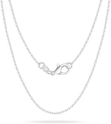 Tibond Women's S925 Silver 16' 18' 20' 22' 24' 26' 28' Inch Thick Necklace Snake Chain Necklace Suitable for Layering or Replacement