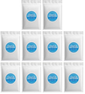 10 Aroma-Tabletten für Milbensauger Modell MV-BLUE & MV-GREY, Meeresduft | Aroma Zubehöre für Matratzenstaubsauger, Duftsäckchen Lufterfrischer Tabletten
