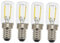 Yardenfun 4Piezas Bombilla LED para Refrigerador Iluminación Regulable Reemplazo Instalar Accesorio para Cocinas