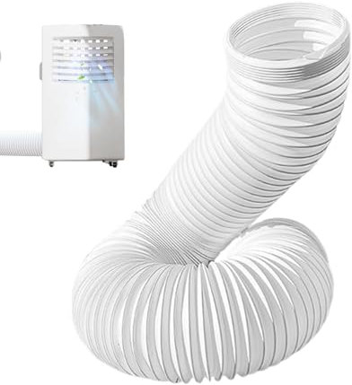 Air Conditioner Hose, Replacement AC Vent Tube, 5.12x13in Adjustable Length Design, High Strength Material, AC Extension Pipe for Tent, RV, Window, Indoor, Camping, Garage