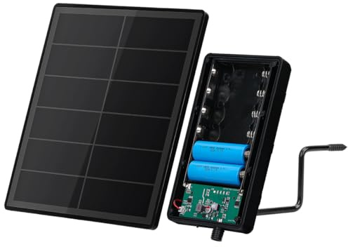 D5 Mini panneau solaire Power Kit UPS Batterie de contrôleur intégrée DC5521 Sortie 3,7 V/5 V/6/9 V/12 V pour caméra de trail appareil iOT (5 W 12 V)