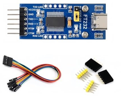 Aboiled FT232 USB to UART USB to TTL FT232RNL Flashing Tool Serial Communication Module Type C