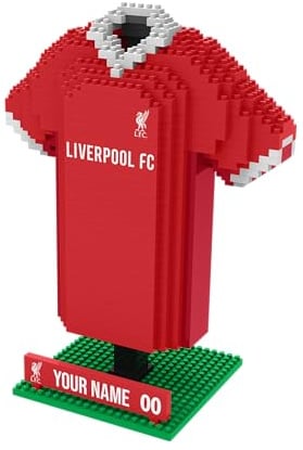 FOCO Offizielles Lizenzprodukt Personalisiertes Fußball-3D-BRXLZ-Schreibtisch-Trikot (Liverpool FC (861-teilig))