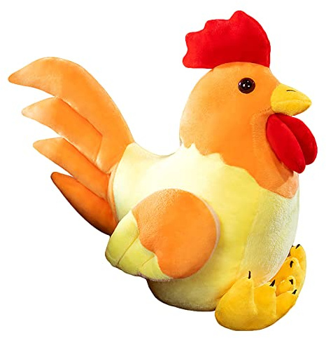 Generisch Hähnchen-Plüsch 30 cm als Kissen & Kuscheltier für Kinder