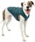 Kurgo K01865 Loft Hunde Jacke und Wendemantel - Winter Jacke für Hunde, XL, Tintenblau / Meerglas