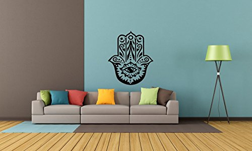 Fatima Hand Hamsa Wandtattoo Leben Zimmer Zuhause Modern Aufkleber Dekoration Dekor Stilvoll Aufkleber Abziehbilder