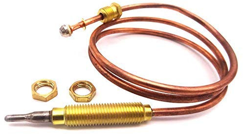 M8 Gewinde-Heiz-Gasbrenner, Thermoelement, Sonde, 600 mm, für Kamin, Grill, Zubehör, Küchen-Installationssets, 2 Stück