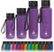 coolrhino Trinkflasche 1l für Sport, Outdoor, Schule, Fitness & Kinder - Wasserflasche auslaufsicher und Bpa frei - Flasche für Kohlensäure geeignet (Rhino lila, 1000ml)
