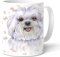MALTESER - Kaffeetasse, Becher, Teetasse aus hochwertiger Keramik. Kaffeebecher mit schöner Grafik und Spruch in deutscher Sprache. Praktisches Geschenk.