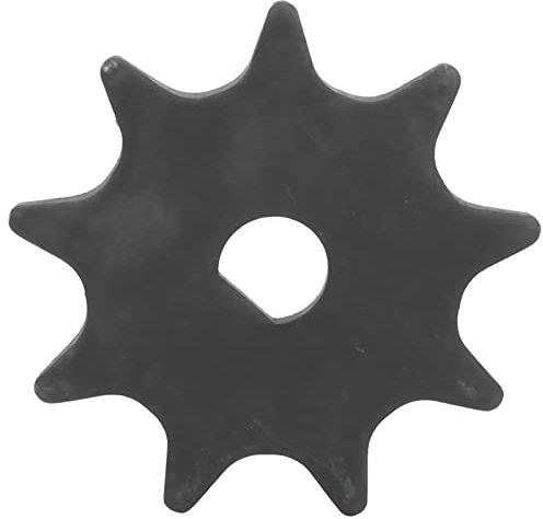 Keenso Piñón de Cadena 9T, Piñón 410 Piñón de Cadena con Orificio D de 9 Dientes Rueda de Cadena de Motor de Scooter eléctrico Rueda de Cadena para Motor MY1016 / MY1025
