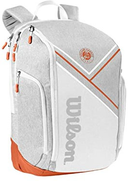 Wilson Super Tour Backpack RG 2022 Schläger, Erwachsene, Unisex, Weiß/Weiß, Einheitsgröße, WR8018302001