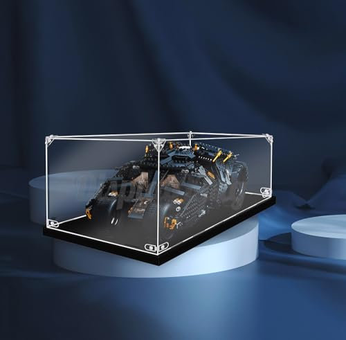 Acrylic Display case for Lego Batman Batmobile Tumbler 76240(Lego Set is not Included) (No Background)