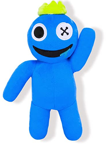 XINCHEN Regenbogen Freunde Spielzeug Rainbow Friends Plush Regenbogenfreunde Plüsch Wurfkissen Spielzeug für Spieleliebhaber Weiche für Jungen und Mädche (blau)