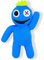 XINCHEN Regenbogen Freunde Spielzeug Rainbow Friends Plush Regenbogenfreunde Plüsch Wurfkissen Spielzeug für Spieleliebhaber Weiche für Jungen und Mädche (blau)