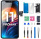 DGSCSMY Ersatzbildschirm für iPhone 11 Pro Max, 3D-Touch-LCD-Display, Digitizer, 16,5 cm (6,5 Zoll), Vollrahmen-Montage, Front-Ohrhörer, Lautsprecher, Sensor, komplettes Reparaturwerkzeug-Set,