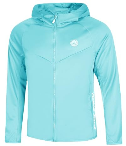 BIDI BADU Herren Crew Hood Jacket - Aqua, Größe:S
