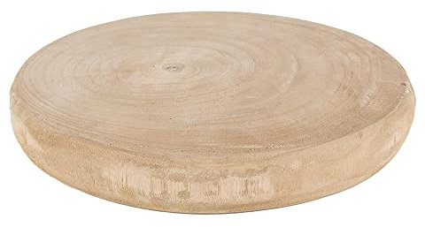 Clayre & Eef Pfannenuntersetzer Ø 30 cm Braun Holz Rund Topfuntersetzer
