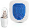 Kit di Addestramento Alla Toilette per Gatti, Trainer per Vasino con Scanalatura per Gatti, 38 X 34 X 3,2 cm, Blu, Prodotti per Gatti