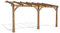 Dunster House Wooden Lean To Pergola Kit Wall Mounted 17' x 10' Heavy Duty Garden Plant Frame Leviathan
