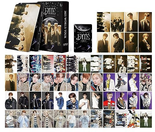 55 Stück Kpop Enhypen Fotokarte Fate Enhypen Lomo Karten Enhypen Fate World Tour Album Lomo Karten für Fans Neuheit (FATE)
