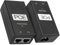 Extralink POE-24-12W 230V, PoE Injector, 24V, 0,5A, 12W, einschließlich Kabel, Fast Ethernet, Kurzschluss- und Überspannungsschutz, Zwei RJ-45 Ports, PoE Adapter, PoE Injektor, Passive