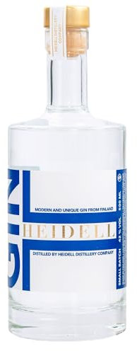 Heidell Gin 500 ml / 42% - Handgemachter Premium Gin aus Finnland mit typisch finnischen Botanicals - Silbermedaille IWSC 2022