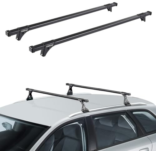 Firrak Fahrzeugspezifischer Stahl Dachträger für Ford Mondeo 5 V MK5 (Turnier) Kombi ab 2014