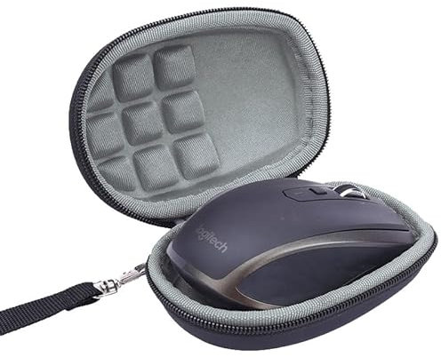Hzycwgone Schutz Hülle für Logitech MX Anywhere 3S/3/2S/2/1, Kompakte Performance-Maus, Reisetragetasche (Schwarz)