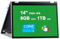 acer Aspire 3 Spin 14 2-in-1 Laptop Computer | 14 FHD+ IPS Multi-Touch | Intel Octa-core i3-N305 Processor | 8GB DDR5 1TB SSD | USB-C Win11Pro Silver + HDMI Cable