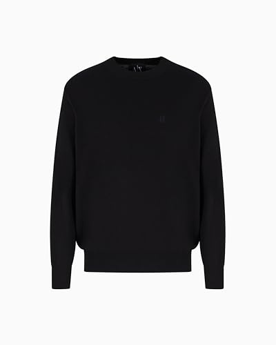 Armani Exchange Herren Icon Project, Emboidered Logo Pullover Sweater