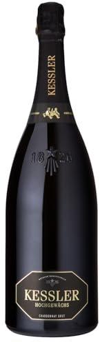 Kessler Sekt Hochgewächs Chardonnay Schaumwein trocken weiss Deutschland inkl. FeinWert E-Book (1 x 1,5l)